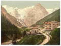 Vintage Trafoi Hotel and Post Tyrol A4 Photo Print