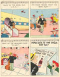 Vintage Traveler Pepsi 1940s Vintage Retro Advert Poster