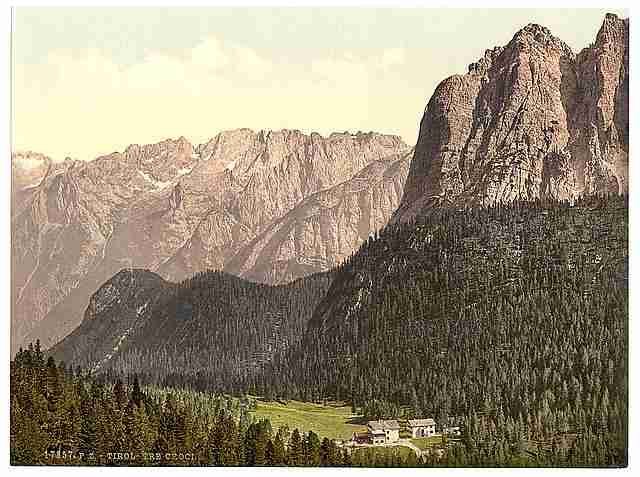 Vintage Tre Croci Tyrol 2 A4 Photo Print