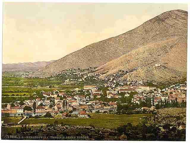 Vintage Trebinjica general view Herzegowina A4 Photo Print