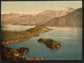 Vintage Tremezzina Bay Lake Como A4 Photo Print