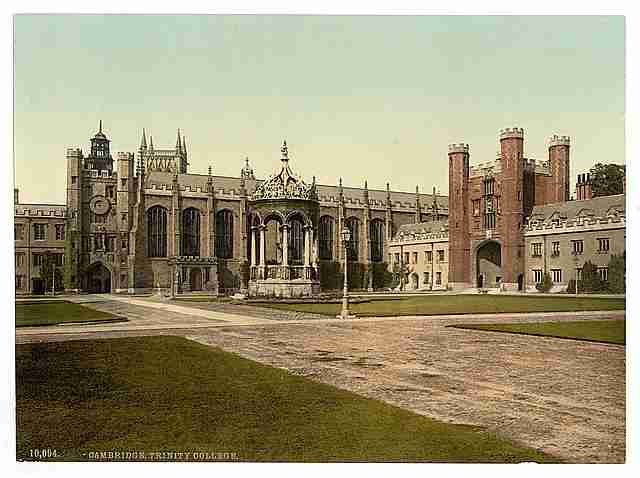 Vintage Trinity College Cambridge A4 Photo Print