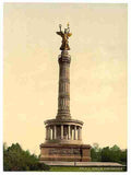 Vintage Triumphal Column Berlin A4 Photo Print