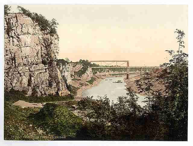 Vintage Tubular Bridge Chepstow A4 Photo Print
