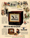 Vintage Tv Eyes 1940s Vintage Retro Advert Poster