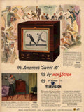 Vintage Tv Sweet16 1940s Vintage Retro Advert Poster