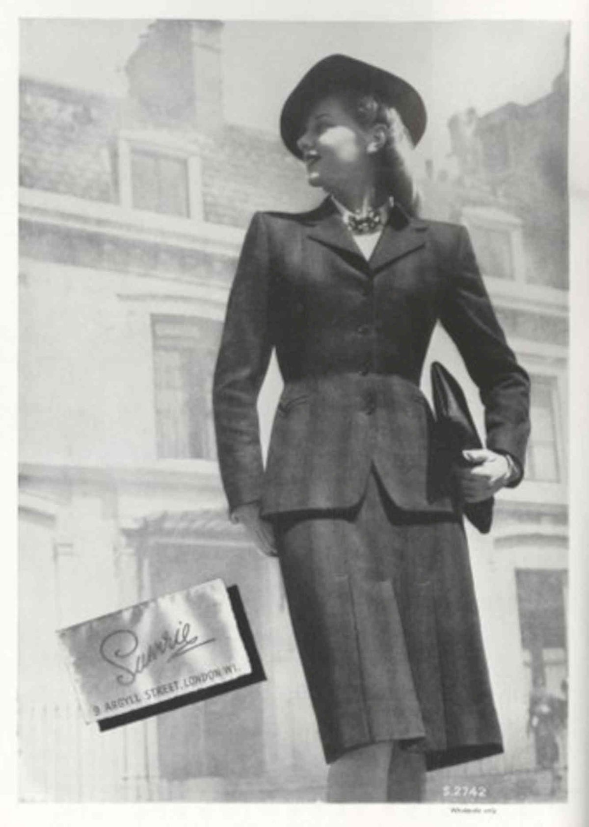 Vintage Tweed Suit 1940s Vintage Retro Advert Poster