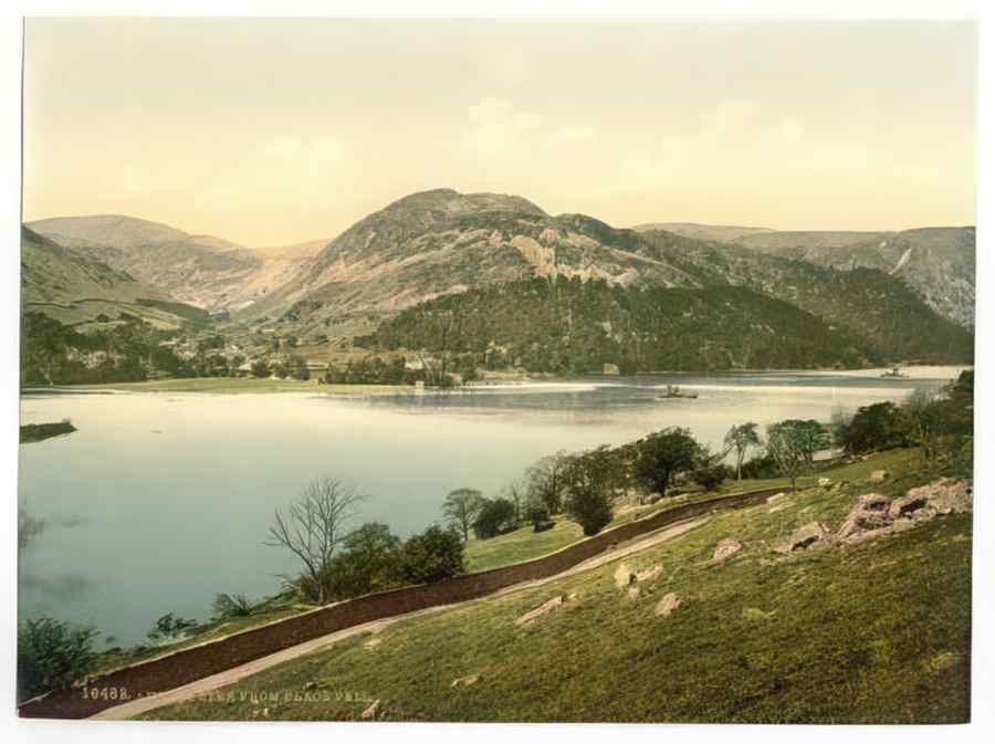 Vintage Ullswater From Place Fell Lake District England A4 Photo Print