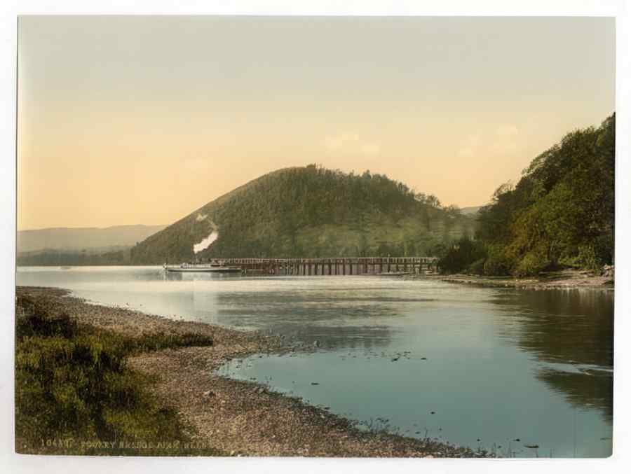 Vintage Ullswater Pooley Bridge Pier Lake District England A4 Photo Print