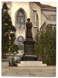 Vintage Ulrich Zwingli Monument Zurich A4 Photo Print