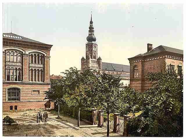 Vintage University Library Griefswald Pommeraina A4 Photo Print