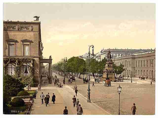 Vintage Unter den Linden II Berlin A4 Photo Print