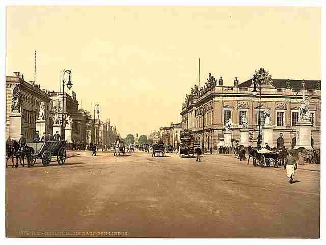 Vintage Unter den Linden A4 Photo Print