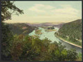 Vintage Up the Delaware from the Water Gap A4 Photo Print