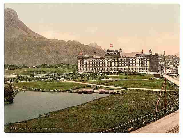 Vintage Upper Engadine Grisons A4 Photo Print