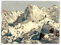 Vintage Upper Engadine Mont Pers Glacier Grisons A4 Photo Print