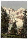 Vintage Upper Engadine Roseg Glacier Grisons 2 A4 Photo Print