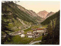 Vintage Upper Engadine Scarl Grisons A4 Photo Print
