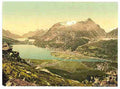 Vintage Upper Engadine Silvaplana IV Grisons A4 Photo Print
