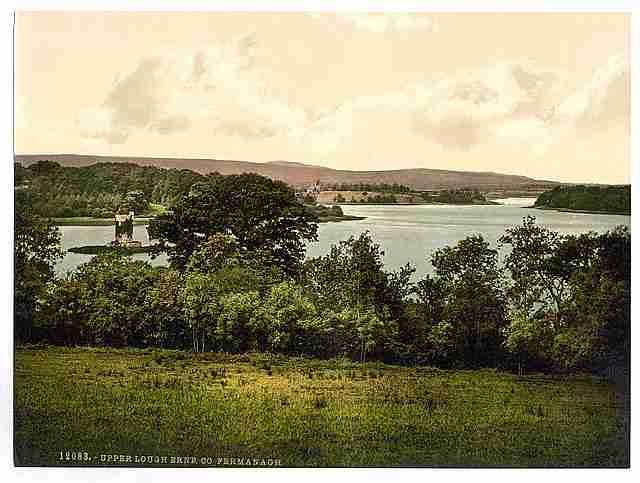 Vintage Upper Lough Erne County Fermanagh A4 Photo Print