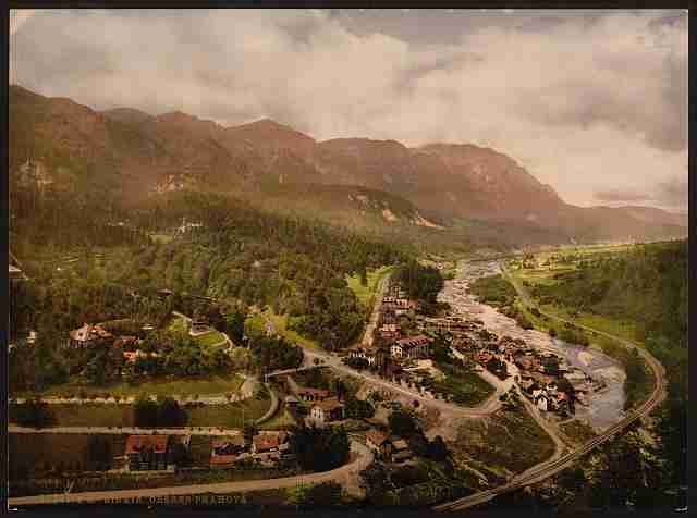 Vintage Upper Prahova Sinaia A4 Photo Print