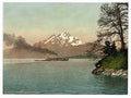 Vintage Urnersee Lake Lucerne A4 Photo Print