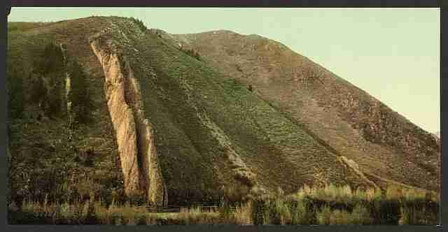 Vintage Utah The Devils Slide Weber Canon A4 Photo Print