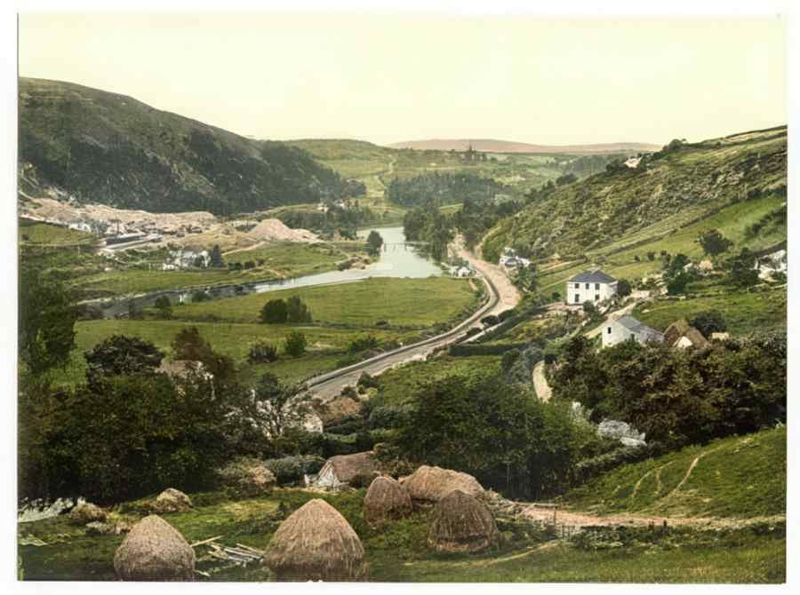 Vintage Vale Of Avoca County Wicklow Ireland A4 Photo Print