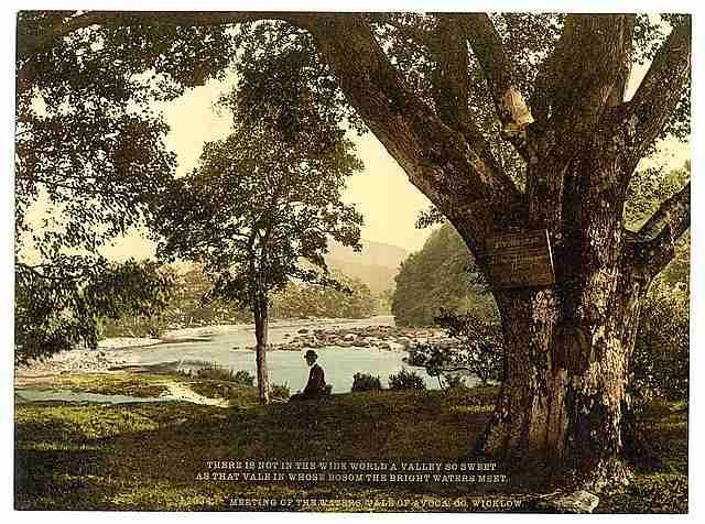 Vintage Vale of Avoca I County Wicklow A4 Photo Print