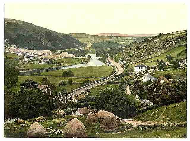 Vintage Vale of Avoca II County Wicklow A4 Photo Print