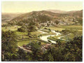 Vintage Vale of Festiniog from Terrace Plas Festiniog A4 Photo Print