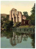 Vintage Valle Crucis Abbey Llangollen 2 A4 Photo Print
