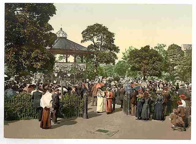 Vintage Valley Gardens II Harrogate A4 Photo Print
