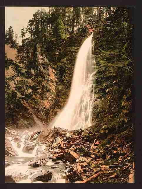 Vintage Valley of Lys I Luchon Pyrenees A4 Photo Print