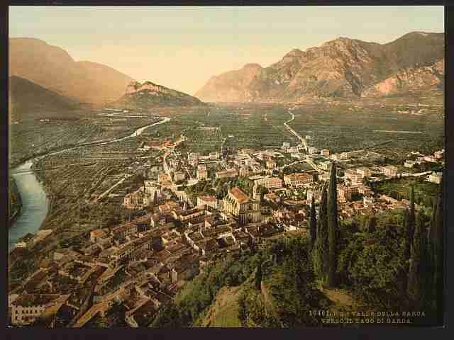 Vintage Valley of Sarca I Arco Lake Garda A4 Photo Print