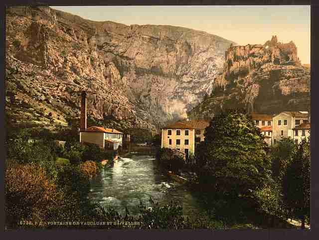 Vintage Valley of Vauclause Orange Provence A4 Photo Print