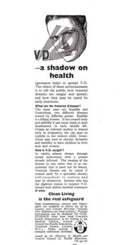 Vintage Vd Shadow 1950s Vintage Retro Advert Poster