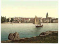 Vintage Veglia from the west A4 Photo Print