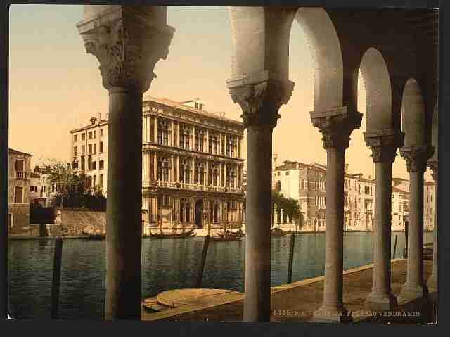Vintage Vendramin Palace Venice A4 Photo Print