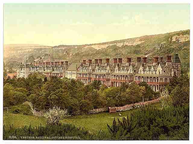 Vintage Ventnor Cottage Hospital Isle of Wight A4 Photo Print