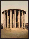 Vintage Vestas Temple Rome A4 Photo Print