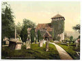 Vintage Vicinity of Wonastow Church Monmouth A4 Photo Print