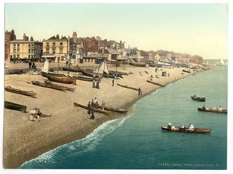 Vintage View From Pier W Deal England A4 Photo Print