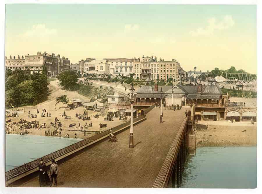 Vintage View From The Pier Ii Southendonsea England A4 Photo Print