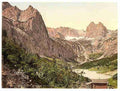Vintage View from Angerhutte Hollenthal Upper Bavaria A4 Photo Print