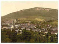 Vintage View from the Leopoldshoehe Baden Baden Baden A4 Photo Print