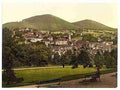 Vintage View from the Roman Chapel Baden Baden Baden A4 Photo Print