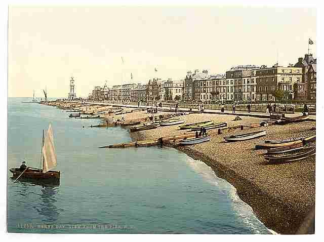 Vintage View from the pier NW Herne Bay A4 Photo Print