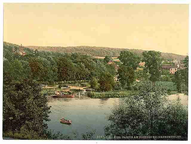 Vintage View of Dicksee Kiel Schleswig Holstein A4 Photo Print