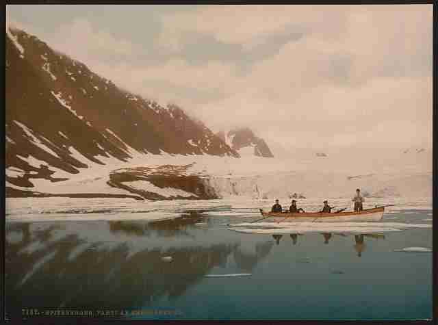 Vintage View of Smeerenberg Spitzbergen A4 Photo Print